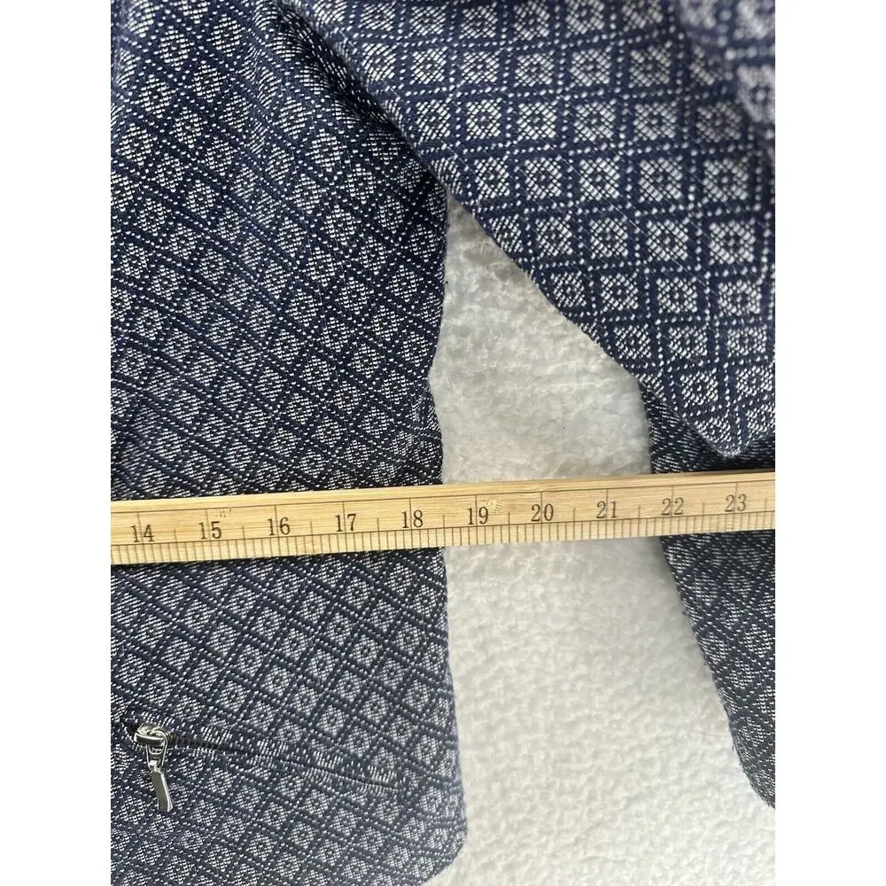 Metaphor Assymetrical Zip Up Raw Hemline 2 Zipper Front Pockets XL Pre-Owned - Picture 11 of 11